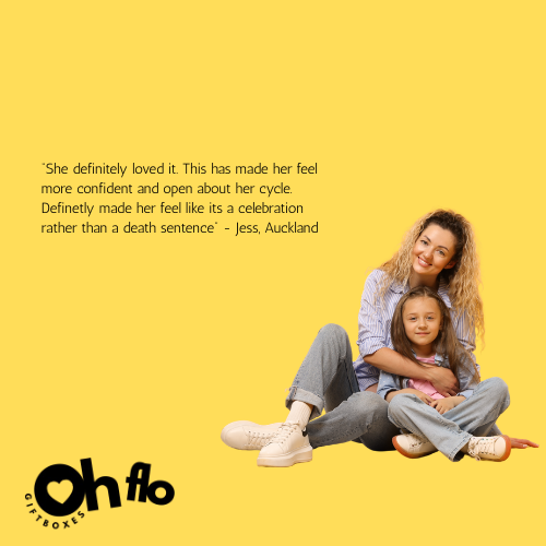 Ohflo First Period Care Kit - Confidence & Care Gift Box