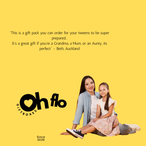 Ohflo First Period Care Kit - Confidence & Care Gift Box